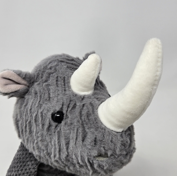 SCENTSY RUBY THE RHINO SCENTSY BUDDY PLUSH STUFFED ANIMAL GREY RETIRED KIDS BABY - Picture 12 of 13